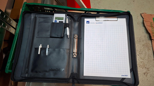 Collegemappe schwarz - collegemappe,
