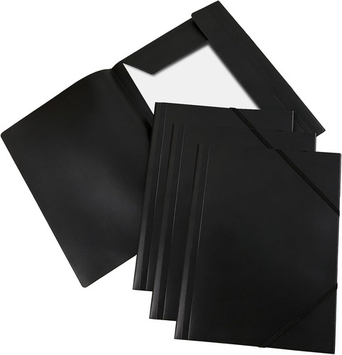 Sammelmappe schwarz - 4x,