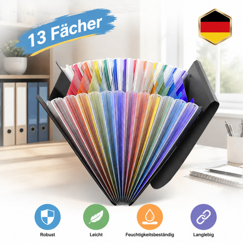 Tragbar sortiermappe 13 - tragbar,